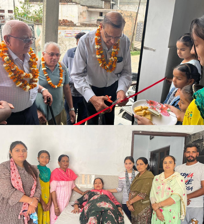 On the 133rd birth anniversary of Babasaheb Dr. Bhimrao Ambedkar ji, a blood donation camp was organized at village Jandoli.